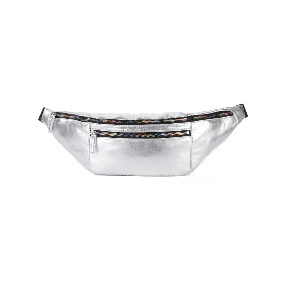 ❤️🧡💛💚💙💜 Oversized fanny pack w/rainbow zipper